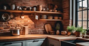 Kuchnia z cegły: Praktyczny urok i aranżacje dla każdego!