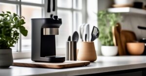 Co postawić na blacie kuchennym? Sprytne pomysły na przestrzeń roboczą!