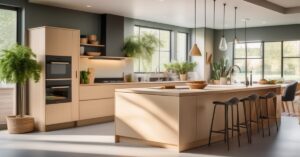 Kuchnia litera L z wyspą: Aranżacja i inspiracje dla każdego!