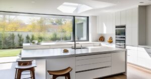 Aranżacje kuchni z oknem narożnym: jak umeblować idealnie?