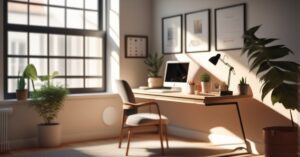 Biurko pod oknem z kaloryferem: wady, zalety i jak je zaaranżować?