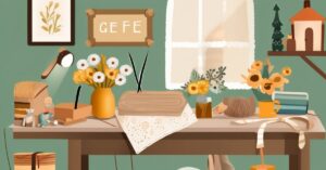 * **Crafting materials:** Colorful papers, yarn, ribbons, paintbrushes, glue, scissors, beads, fabric scraps.