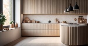 Kuchnia z ryflowanymi frontami: gorący trend, elegancja, minimalizm!