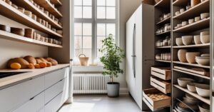 Przechowywanie blach do pieczenia: szafka idealna na foremki